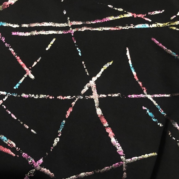 NWOT ZYIA Abstract Hi Rise Luxe 24” Legging 80s Retro Inspired Sz 16 18 20 22 - Picture 8 of 8